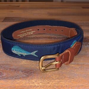 Leather Man Ltd. fish belt. Size 26